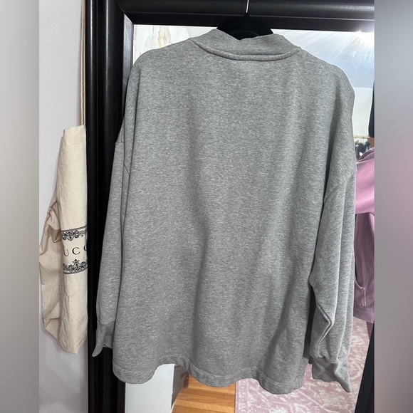 Women’s Embroidered Nike Zip Sweater. Fit is oversized. - Picture 3 of 5